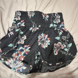Free People Movement The Way Home Shorts Floral Medium